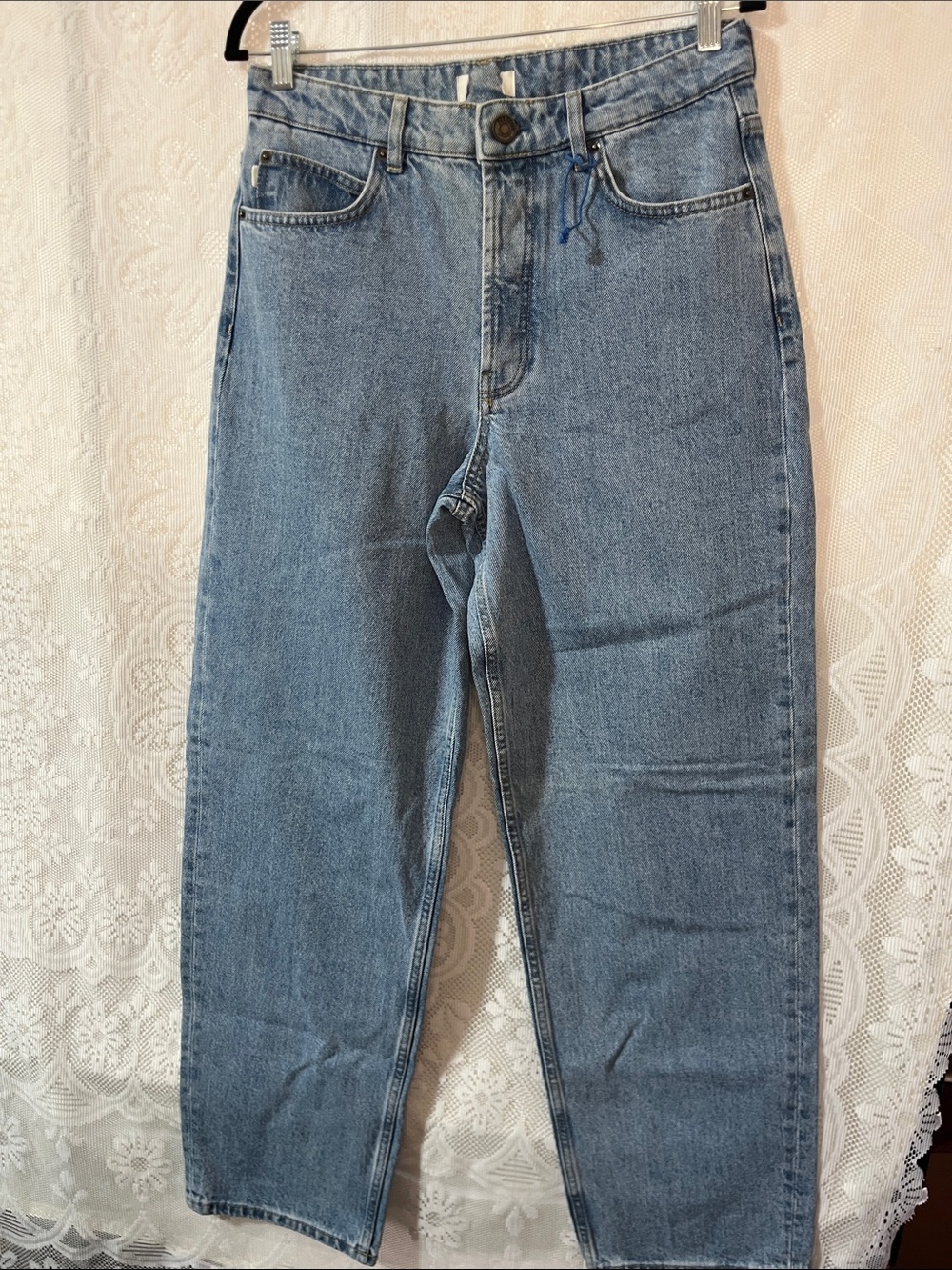 BZB Sample Classic High-Waist Button Fly Wide Leg Jeans - 32 NWOT
